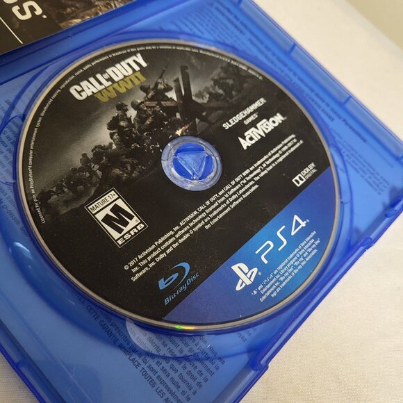 Call of Duty WW2 WWII (Sony Playstation 4,2017) PS4 COD Complete CIB - Picture 9 of 9
